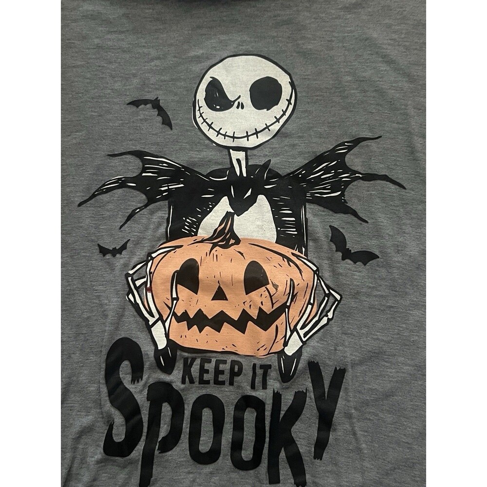 Disney Nightmare Before Christmas Jack Skellington Keep It Spooky Sleep Shirt M